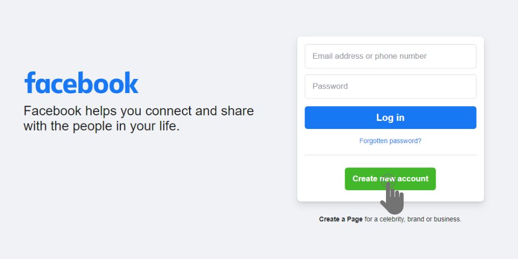 Create a New Facebook Account